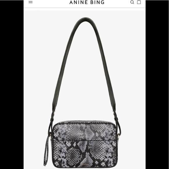 ALICE BAG - CLOUDY BLUE PYTHON - Picture 1 of 5